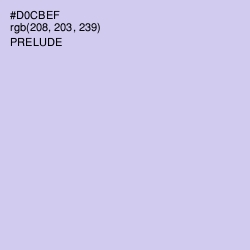 #D0CBEF - Prelude Color Image