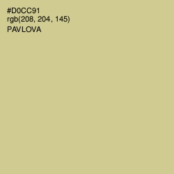 #D0CC91 - Pavlova Color Image