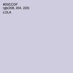 #D0CCDF - Lola Color Image