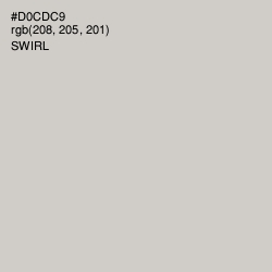 #D0CDC9 - Swirl Color Image