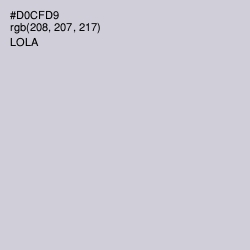 #D0CFD9 - Lola Color Image