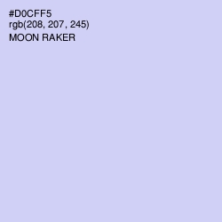 #D0CFF5 - Moon Raker Color Image
