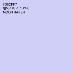 #D0CFF7 - Moon Raker Color Image