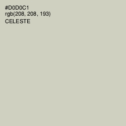 #D0D0C1 - Celeste Color Image