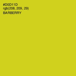 #D0D11D - Barberry Color Image