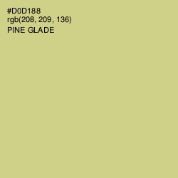 #D0D188 - Pine Glade Color Image