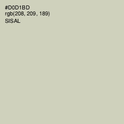 #D0D1BD - Sisal Color Image