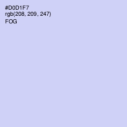 #D0D1F7 - Fog Color Image