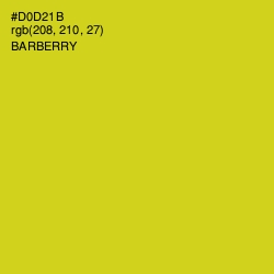 #D0D21B - Barberry Color Image