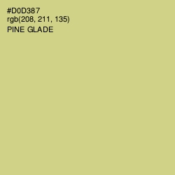#D0D387 - Pine Glade Color Image