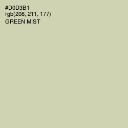 #D0D3B1 - Green Mist Color Image