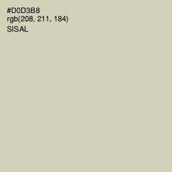 #D0D3B8 - Sisal Color Image