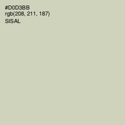 #D0D3BB - Sisal Color Image