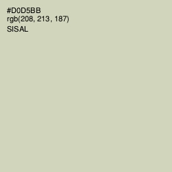 #D0D5BB - Sisal Color Image