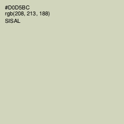 #D0D5BC - Sisal Color Image