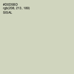 #D0D5BD - Sisal Color Image