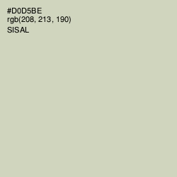 #D0D5BE - Sisal Color Image