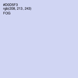 #D0D5F3 - Fog Color Image