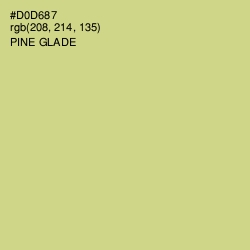 #D0D687 - Pine Glade Color Image