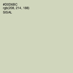 #D0D6BC - Sisal Color Image