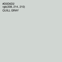 #D0D6D2 - Quill Gray Color Image