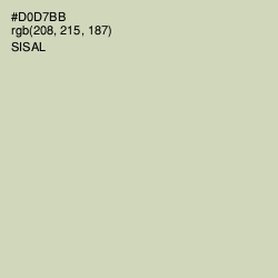 #D0D7BB - Sisal Color Image