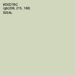 #D0D7BC - Sisal Color Image