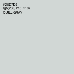 #D0D7D5 - Quill Gray Color Image