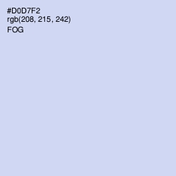 #D0D7F2 - Fog Color Image