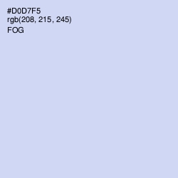 #D0D7F5 - Fog Color Image