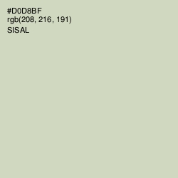#D0D8BF - Sisal Color Image