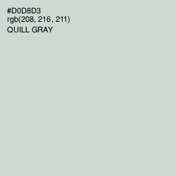 #D0D8D3 - Quill Gray Color Image