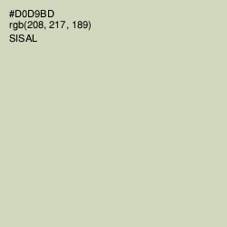 #D0D9BD - Sisal Color Image