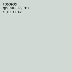 #D0D9D3 - Quill Gray Color Image