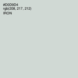 #D0D9D4 - Iron Color Image