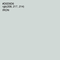 #D0D9D6 - Iron Color Image