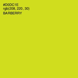 #D0DC1E - Barberry Color Image