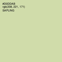 #D0DDAB - Sapling Color Image