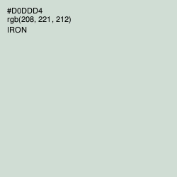 #D0DDD4 - Iron Color Image