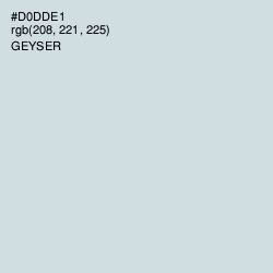 #D0DDE1 - Geyser Color Image