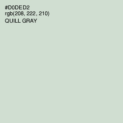 #D0DED2 - Quill Gray Color Image