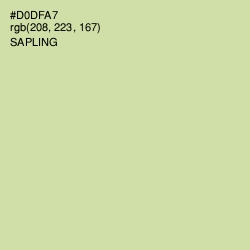 #D0DFA7 - Sapling Color Image