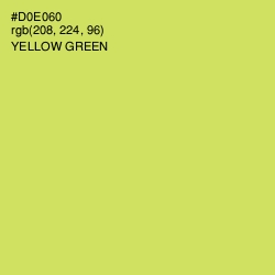 #D0E060 - Yellow Green Color Image