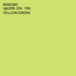 #D0E06D - Yellow Green Color Image