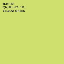 #D0E06F - Yellow Green Color Image