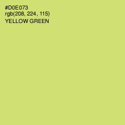 #D0E073 - Yellow Green Color Image