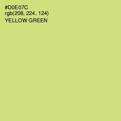 #D0E07C - Yellow Green Color Image