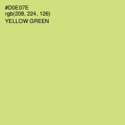 #D0E07E - Yellow Green Color Image