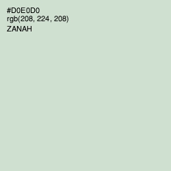 #D0E0D0 - Zanah Color Image
