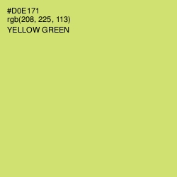 #D0E171 - Yellow Green Color Image